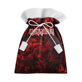 Подарочный 3D мешок с принтом Iron Maiden в Санкт-Петербурге, 100% полиэстер | Размер: 29*39 см | бас | британия | брюс дикинсон | гитара | группа | дева | железная | метал | нико макбрэйн | рок | стив харрис | хеви | яник герс