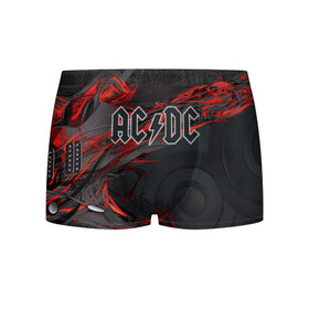 Мужские трусы 3D с принтом AC/DC в Санкт-Петербурге, 50% хлопок, 50% полиэстер | классическая посадка, на поясе мягкая тканевая резинка | австралийская | ангус янг | блюз | группа | малькольм янг | рок | рок н ролл | стиви янг | хард