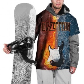 Накидка на куртку 3D с принтом Led Zeppelin в Санкт-Петербурге, 100% полиэстер |  | Тематика изображения на принте: блюз рок | британская | группа | джимми пейдж | джон пол джонс | роберт плант | рок | фолк рок | хард рок | хеви метал