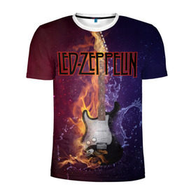 Мужская футболка 3D спортивная с принтом Led Zeppelin в Санкт-Петербурге, 100% полиэстер с улучшенными характеристиками | приталенный силуэт, круглая горловина, широкие плечи, сужается к линии бедра | Тематика изображения на принте: блюз рок | британская | группа | джимми пейдж | джон пол джонс | роберт плант | рок | фолк рок | хард рок | хеви метал