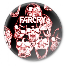 Значок с принтом Far Cry в Санкт-Петербурге,  металл | круглая форма, металлическая застежка в виде булавки | 