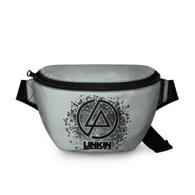 Поясная сумка 3D с принтом Linkin Park в Санкт-Петербурге, 100% полиэстер | плотная ткань, ремень с регулируемой длиной, внутри несколько карманов для мелочей, основное отделение и карман с обратной стороны сумки застегиваются на молнию | американская | группа | линкин | майк шинода | метал | музыка | ню | парк | поп | рок | рэп | феникс фаррелл | честер беннингтон | электроник