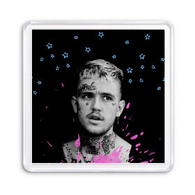 Магнит 55*55 с принтом LIL PEEP - Runaway в Санкт-Петербурге, Пластик | Размер: 65*65 мм; Размер печати: 55*55 мм | beautiful | broken | daddy | dead | exclusive | heart | life | lil | lilpeep | music | peep | pump | rap | rapper | rip | runaway | tattoo | густав | лил | лилпип | мертв | память | пип | рип | рэп | рэпер | сердце | тату | умер