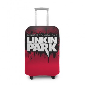 Чехол для чемодана 3D с принтом Linkin Park в Санкт-Петербурге, 86% полиэфир, 14% спандекс | двустороннее нанесение принта, прорези для ручек и колес | американская | группа | линкин | майк шинода | метал | музыка | ню | парк | поп | рок | рэп | феникс фаррелл | честер беннингтон | электроник