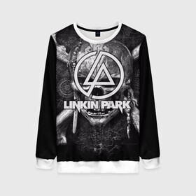 Женский свитшот 3D с принтом Linkin Park  в Санкт-Петербурге, 100% полиэстер с мягким внутренним слоем | круглый вырез горловины, мягкая резинка на манжетах и поясе, свободная посадка по фигуре | американская | группа | линкин | майк шинода | метал | музыка | ню | парк | поп | рок | рэп | феникс фаррелл | честер беннингтон | электроник