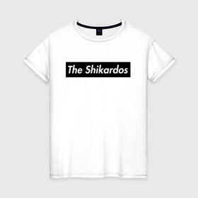Женская футболка хлопок с принтом The Shikardos в Санкт-Петербурге, 100% хлопок | прямой крой, круглый вырез горловины, длина до линии бедер, слегка спущенное плечо | бест | заебест | замечательно | клёво | супер | шикардос | шикарно