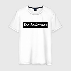 Мужская футболка хлопок с принтом The Shikardos в Санкт-Петербурге, 100% хлопок | прямой крой, круглый вырез горловины, длина до линии бедер, слегка спущенное плечо. | бест | заебест | замечательно | клёво | супер | шикардос | шикарно