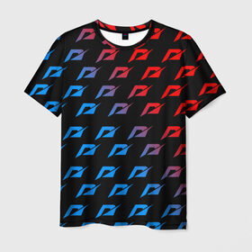 Мужская футболка 3D с принтом NFS в Санкт-Петербурге, 100% полиэфир | прямой крой, круглый вырез горловины, длина до линии бедер | cars | logo | most wanted | need for speed | nfs | race | underground | авто | автомобили | гонки | лого | нфс