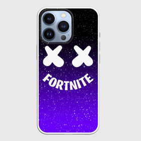 Чехол для iPhone 13 Pro с принтом FORTNITE x MARSHMELLO | ФОРТНАЙТ в Санкт-Петербурге,  |  | Тематика изображения на принте: 2019 | armor | armour | cybersport | esport | fortnite | game | llama | logo | броня | игра | киберспорт | лама | фиолетовый | фирменные цвета | фортнайт