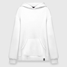 Худи SuperOversize хлопок с принтом Сервер (white) в Санкт-Петербурге, 70% хлопок, 30% полиэстер, мягкий начес внутри | карман-кенгуру, эластичная резинка на манжетах и по нижней кромке, двухслойный капюшон
 | north | server | север | сервер