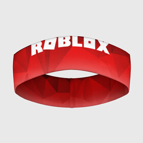 Повязка на голову 3D с принтом ROBLOX в Санкт-Петербурге,  |  | game | gamer | logo | minecraft | roblox | simulator | игра | конструктор | лого | симулятор | строительство | фигура