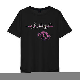 Мужская футболка хлопок Oversize с принтом ANGRY GIRL в Санкт-Петербурге, 100% хлопок | свободный крой, круглый ворот, “спинка” длиннее передней части | gustav | lo fi | runaway | густав | лил | пип | пост эмо | реп | хип хоп | эмо рэп