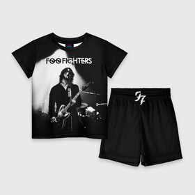Детский костюм с шортами 3D с принтом Foo Fighters в Санкт-Петербурге,  |  | Тематика изображения на принте: foo fighters | nirvana | альтернативный рок | группы | дейв грол | музыка | постгранж | рок | хард рок