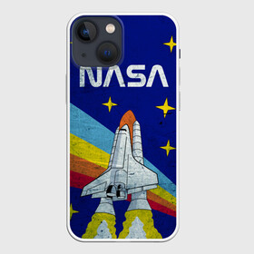 Чехол для iPhone 13 mini с принтом NASA в Санкт-Петербурге,  |  | shuttle | space | звёзды | космос | маск | наса | ракета | шатл