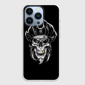 Чехол для iPhone 13 Pro с принтом Пиратский череп в Санкт-Петербурге,  |  | dead | demon | devil | executioner | metal | pirat | punisher | rap | rock | satan | sea | skull | swag | каратель | метал | море | океан | палач | пират | рок | скелет | череп