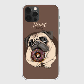 Чехол для iPhone 12 Pro Max с принтом Donut party в Санкт-Петербурге, Силикон |  | animal | baking | breed | chocolate | dog | donut | dr | eating | homemade | looking | party | pug | sweetness | вечеринка | выпечка | графика | домашнее | животное | картинка | кушает | мопс | надпись | пончик | порода | рисунок | сладость