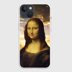 Чехол для iPhone 13 с принтом Мона Лиза в Санкт-Петербурге,  |  | big | арт | крупные арты | крупные принты | сумасшедшие арты