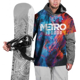 Накидка на куртку 3D с принтом Metro Fire в Санкт-Петербурге, 100% полиэстер |  | exodus | metro | stalker | артем | исход | метро | сталкер | эксодус