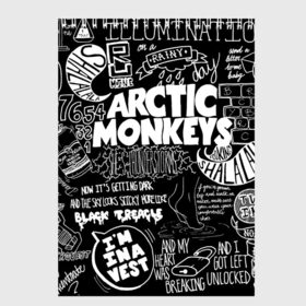 Скетчбук с принтом Arctic Monkeys в Санкт-Петербурге, 100% бумага
 | 48 листов, плотность листов — 100 г/м2, плотность картонной обложки — 250 г/м2. Листы скреплены сверху удобной пружинной спиралью | Тематика изображения на принте: arctic monkeys | алекс тёрнер | арктик манкиз | группы | джейми кук | инди | музыка | мэтт хелдерс | ник омэлли | постпанк | рок