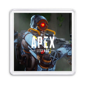 Магнит 55*55 с принтом APEX Legends в Санкт-Петербурге, Пластик | Размер: 65*65 мм; Размер печати: 55*55 мм | Тематика изображения на принте: 2 | 2019 | 3 | apex | game | legends | titanfall | игра | титанфолл