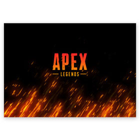 Поздравительная открытка с принтом APEX LEGENDS BATTLE ROYAL в Санкт-Петербурге, 100% бумага | плотность бумаги 280 г/м2, матовая, на обратной стороне линовка и место для марки
 | Тематика изображения на принте: apex | apex legends | battle | battle royal | fire | titanfall | апекс | апекс легендс | батл рояль | битва | война | королевская битва | огонь
