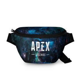 Поясная сумка 3D с принтом APEX Legends в Санкт-Петербурге, 100% полиэстер | плотная ткань, ремень с регулируемой длиной, внутри несколько карманов для мелочей, основное отделение и карман с обратной стороны сумки застегиваются на молнию | 2 | 2019 | 3 | apex | game | legends | titanfall | игра | титанфолл