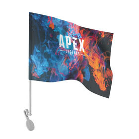 Флаг для автомобиля с принтом Apex Legends в Санкт-Петербурге, 100% полиэстер | Размер: 30*21 см | apex | battle royale | legends | titanfall | апекс | легенды