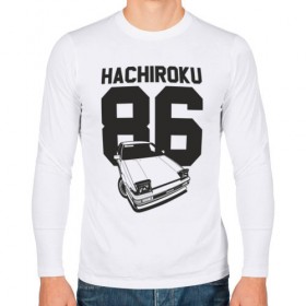 Мужской лонгслив хлопок с принтом Toyota AE86 Hachiroku в Санкт-Петербурге, 100% хлопок |  | ae86 hachiroku | hachiroku | toyota | toyota ae86 | toyota ae86 hachiroku | хачироку