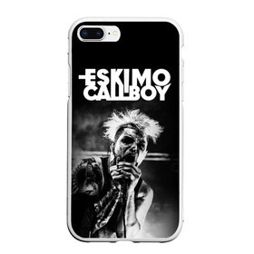 Чехол для iPhone 7Plus/8 Plus матовый с принтом Eskimo Callboy в Санкт-Петербурге, Силикон | Область печати: задняя сторона чехла, без боковых панелей | bury me in vegas | crystals | danskimo | eskimo callboy | sushi | the scene | we are the mess | группы | метал | музыка | рок | эскимо колбой