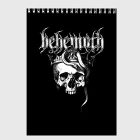 Скетчбук с принтом Behemoth в Санкт-Петербурге, 100% бумага
 | 48 листов, плотность листов — 100 г/м2, плотность картонной обложки — 250 г/м2. Листы скреплены сверху удобной пружинной спиралью | behemoth | black metal | death metal | inferno | nergal | orion | seth | блэк метал | группы | дэт метал | метал | музыка | рок