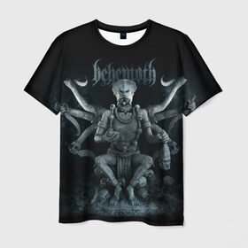 Мужская футболка 3D с принтом Behemoth в Санкт-Петербурге, 100% полиэфир | прямой крой, круглый вырез горловины, длина до линии бедер | behemoth | black metal | death metal | inferno | nergal | orion | seth | блэк метал | группы | дэт метал | метал | музыка | рок