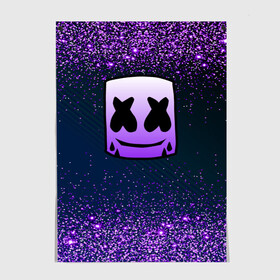 Постер с принтом FORTNITE & MARSHMELLO. в Санкт-Петербурге, 100% бумага
 | бумага, плотность 150 мг. Матовая, но за счет высокого коэффициента гладкости имеет небольшой блеск и дает на свету блики, но в отличии от глянцевой бумаги не покрыта лаком | fortnite | fortnite 2 | fortnite x | marshmello | ninja | ninja hyper streamer | ninja streamer | streamer | tyler blevins | игра | маршмелло | ниндзя | фортнайт | фортнайт 2 | фортнайт глава 2