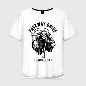Мужская футболка хлопок Oversize с принтом Parkway Drive в Санкт-Петербурге, 100% хлопок | свободный крой, круглый ворот, “спинка” длиннее передней части | 