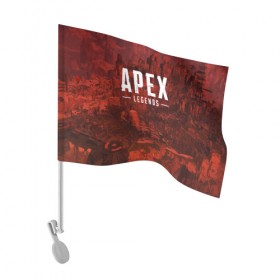 Флаг для автомобиля с принтом APEX LEGENDS в Санкт-Петербурге, 100% полиэстер | Размер: 30*21 см | apex | apexlegends | battle | fall | legends | online | robot | royale | titan | titanfall | апекс | битва | игра | игры | королевская | легенд | легендс | легенды | лого | меха | мехи | онлайн | роботы | символ | титанфол | шутер