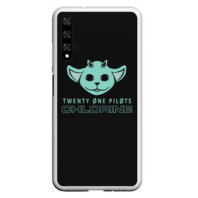 Чехол для Honor 20 с принтом Twenty One Pilots - Chlorine в Санкт-Петербурге, Силикон | Область печати: задняя сторона чехла, без боковых панелей | Тематика изображения на принте: banditotour | chlorine | clip | jumpsuit | levitate | morph | my blood | ned | song | top | trench | twenty one pilots | twentyonepilots | джампсют | нед | твенти ван пилотс | топ | тренч | хлорин