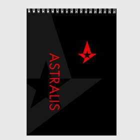 Скетчбук с принтом ASTRALIS в Санкт-Петербурге, 100% бумага
 | 48 листов, плотность листов — 100 г/м2, плотность картонной обложки — 250 г/м2. Листы скреплены сверху удобной пружинной спиралью | action | astralis | awp | counter strike | cs go | cs go global offensive | cybersport | faze clan | game | gamer | hyper beast | shooter | skin | team liquid | киберспорт | оружие | скины