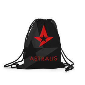 Рюкзак-мешок 3D с принтом ASTRALIS в Санкт-Петербурге, 100% полиэстер | плотность ткани — 200 г/м2, размер — 35 х 45 см; лямки — толстые шнурки, застежка на шнуровке, без карманов и подкладки | action | astralis | awp | counter strike | cs go | cs go global offensive | cybersport | faze clan | game | gamer | hyper beast | shooter | skin | team liquid | киберспорт | оружие | скины