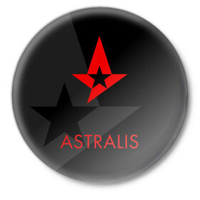 Значок с принтом ASTRALIS в Санкт-Петербурге,  металл | круглая форма, металлическая застежка в виде булавки | action | astralis | awp | counter strike | cs go | cs go global offensive | cybersport | faze clan | game | gamer | hyper beast | shooter | skin | team liquid | киберспорт | оружие | скины