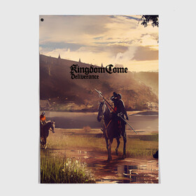 Постер с принтом Kingdom Come: Deliverance в Санкт-Петербурге, 100% бумага
 | бумага, плотность 150 мг. Матовая, но за счет высокого коэффициента гладкости имеет небольшой блеск и дает на свету блики, но в отличии от глянцевой бумаги не покрыта лаком | game | kingdom come | kingdom come deliverance | игры | средние века