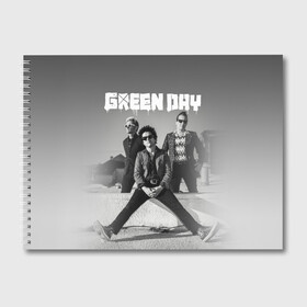 Альбом для рисования с принтом Green Day в Санкт-Петербурге, 100% бумага
 | матовая бумага, плотность 200 мг. | Тематика изображения на принте: green day | greenday | punk | rock | грин дэй | группы | музыка | панк | рок