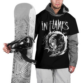 Накидка на куртку 3D с принтом In Flames в Санкт-Петербурге, 100% полиэстер |  | battles | death metal | in flames | inflames | metal | rock | группы | дэт метал | метал | музыка | рок