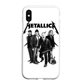 Чехол для iPhone XS Max матовый с принтом Metallica в Санкт-Петербурге, Силикон | Область печати: задняя сторона чехла, без боковых панелей | heavy metal | metal | metallica | группы | метал | металлика | музыка | рок | трэш метал | хєви метал