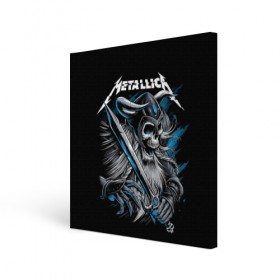 Холст квадратный с принтом Metallica в Санкт-Петербурге, 100% ПВХ |  | heavy metal | metal | metallica | группы | метал | металлика | музыка | рок | трэш метал | хєви метал