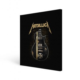 Холст квадратный с принтом Metallica в Санкт-Петербурге, 100% ПВХ |  | heavy metal | metal | metallica | группы | метал | металлика | музыка | рок | трэш метал | хєви метал