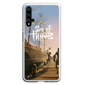 Чехол для Honor 20 с принтом Sea of Thieves в Санкт-Петербурге, Силикон | Область печати: задняя сторона чехла, без боковых панелей | blade | captain | game | hat | ken | pirate | sea of thieves | snake | sword | tatoo | woman | игры | пираты