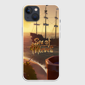 Чехол для iPhone 13 с принтом Sea of Thieves в Санкт-Петербурге,  |  | blade | captain | game | hat | ken | pirate | sea of thieves | snake | sword | tatoo | woman | игры | пираты