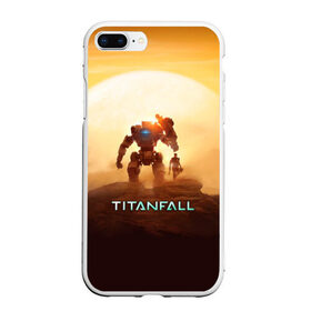 Чехол для iPhone 7Plus/8 Plus матовый с принтом Titanfall в Санкт-Петербурге, Силикон | Область печати: задняя сторона чехла, без боковых панелей | apex | apex legends | titanfall | апекс | игра | королевская битва | легенд | легенда | легендс | легенды | пехота | пилот | роботы | спектры | стрелялка | титанфол | титаны | шутер