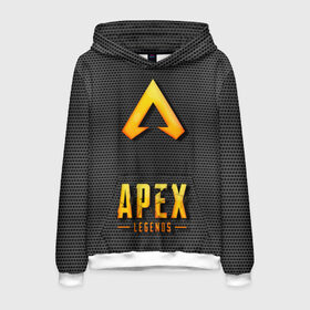 Мужская толстовка 3D с принтом APEX LEGENDS в Санкт-Петербурге, 100% полиэстер | двухслойный капюшон со шнурком для регулировки, мягкие манжеты на рукавах и по низу толстовки, спереди карман-кенгуру с мягким внутренним слоем. | apex | apex legends | апекс | апекс легенд | апекс легендс | бой | игра | компьютерная игра | королевская битва | лучшее | онлайн игра | популярное | текстура | хит | шутер