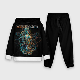 Детский костюм 3D (с толстовкой) с принтом Meshuggah в Санкт-Петербурге,  |  | djent | jens kidman | meshuggah | metal | грув метал | группы | метал | мешуга | музыка | рок