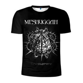 Мужская футболка 3D спортивная с принтом Meshuggah в Санкт-Петербурге, 100% полиэстер с улучшенными характеристиками | приталенный силуэт, круглая горловина, широкие плечи, сужается к линии бедра | Тематика изображения на принте: djent | jens kidman | meshuggah | metal | грув метал | группы | метал | мешуга | музыка | рок